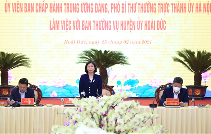 Hoài Đức cần tập trung hoàn thiện các tiêu chí để xây dựng huyện thành quận
