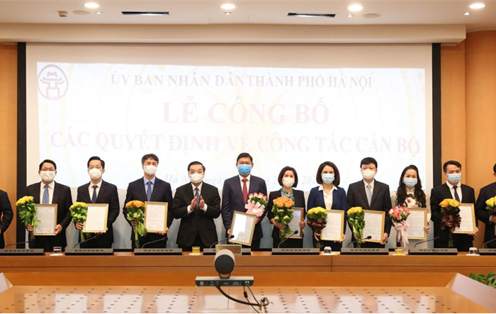  Hà Nội: Trao quyết định điều động, bổ nhiệm cán bộ sở, ngành