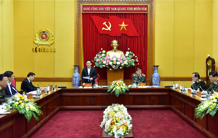 Họp bàn về quy hoạch và xây dựng trụ sở  làm việc cho lực lượng Công an nhân dân trên địa bàn Hà Nội