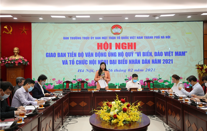 Hội nghị giao ban tiến độ vận động ủng hộ Quỹ “Vì biển, đảo Việt Nam” 