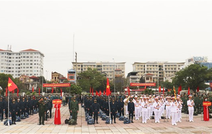 Huyện Gia Lâm tổ chức Lễ giao, nhận quân năm 2021 đảm bảo an toàn, nhanh gọn