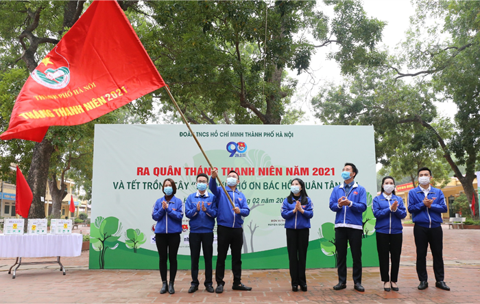 Phát động Tháng Thanh niên năm 2021 "Thanh niên Thủ đô tự hào truyền thống Đoàn TNCS Hồ Chí Minh"