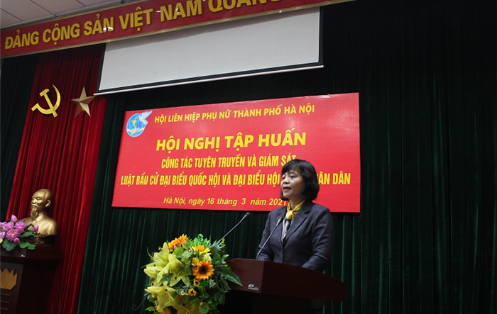 Tập huấn công tác tuyên truyền và giám sát việc thực hiện Luật Bầu cử đại biểu Quốc hội và đại biểu HĐND các cấp