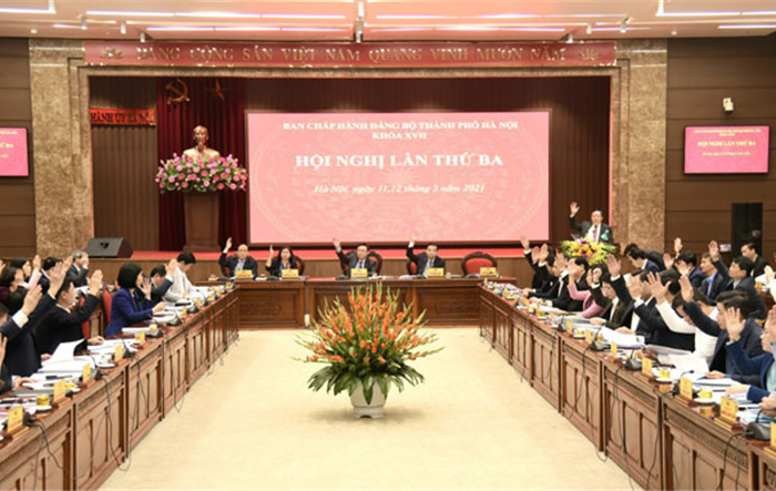 Ban hành 10 chương trình công tác của Thành ủy Hà Nội khoá XVII