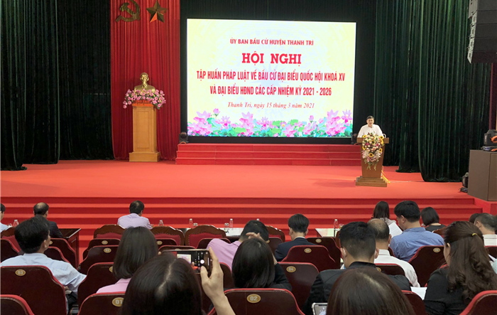 Tập huấn nghiệp vụ triển khai công tác bầu cử đại biểu Quốc hội khóa XV và đại biểu HĐND các cấp nhiệm kỳ 2021-2026