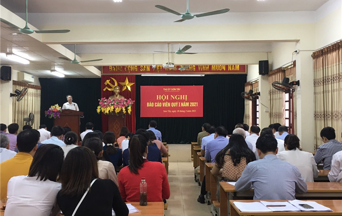 Lớp bồi dưỡng nghiệp vụ báo cáo viên quý I năm 2021