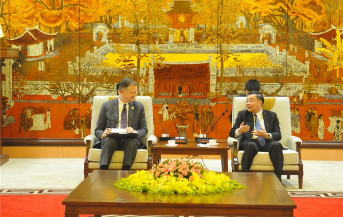Chủ tịch UBND Thành phố Chu Ngọc Anh tiếp Đại sứ Hoa Kỳ tại Việt Nam