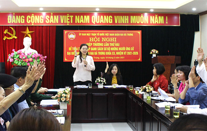 Quận Hai Bà Trưng tổ chức Hội nghị hiệp thương lần thứ hai