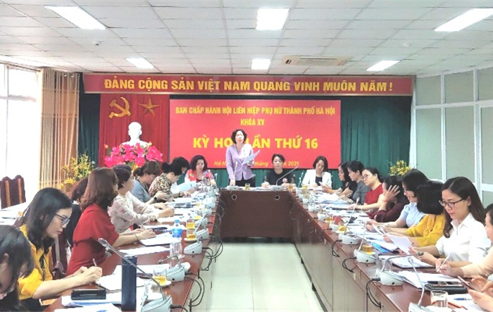 Kỳ họp thứ XVI, Ban Chấp hành Hội Liên hiệp Phụ nữ Thành phố khóa XV