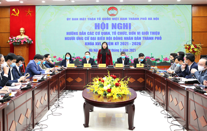 Hướng dẫn giới thiệu người ứng cử đại biểu HĐND thành phố Hà Nội khóa XVI