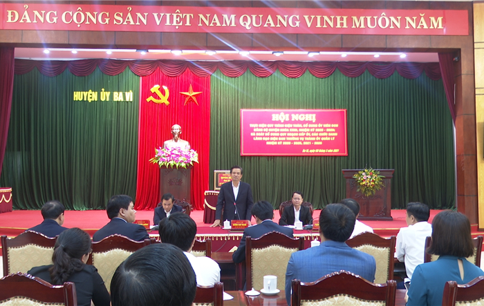 Thực hiện quy trình kiện toàn, bổ sung quy hoạch nhân sự Ban Chấp hành Đảng bộ Huyện khóa XXIII, nhiệm kỳ 2020-2025