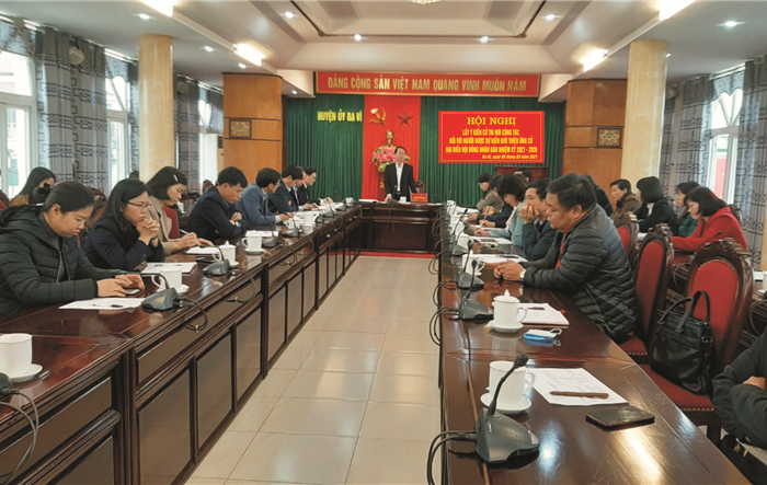 Đẩy mạnh công tác lãnh đạo, chỉ đạo công tác bầu cử đại biểu Quốc hội khóa XV và đại biểu HĐND các cấp nhiệm kỳ 2021-2026