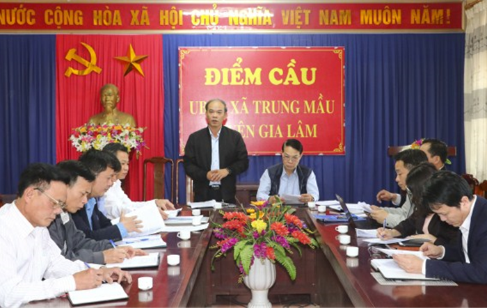 Huyện ủy Gia Lâm kiểm tra công tác bầu cử đại biểu Quốc hội khóa XV và đại biểu HĐND các cấp, nhiệm kỳ 2021-2026