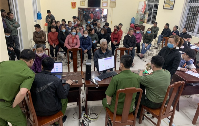 Đến ngày 24-3, Hà Nội đã hoàn thành 1 triệu hồ sơ căn cước công dân gắn chíp