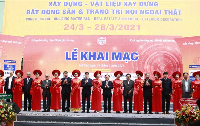 Khai mạc Triển lãm quốc tế Vietbuild Hà Nội 2021 lần thứ 1