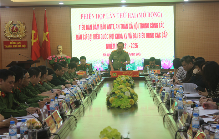 Hà Nội: Tiểu ban An ninh, trật tự bầu cử  Thành phố họp phiên thứ hai