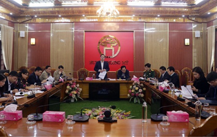Hội nghị kiểm điểm tiến độ triển khai các nội dung cuộc bầu cử đại biểu Quốc hội và HĐND các cấp