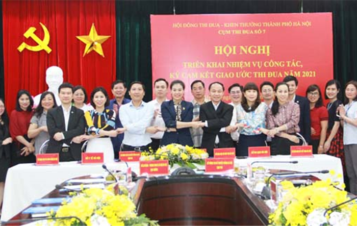 Cụm thi đua số 7 triển khai nhiệm vụ công tác; ký kết giao ước thi đua năm 2021 