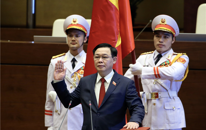 Đồng chí Vương Đình Huệ được bầu làm Chủ tịch Quốc hội