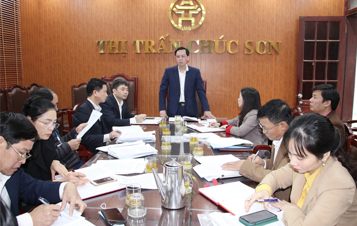 Phó Bí thư Thường trực Huyện ủy Chương Mỹ kiểm tra công tác bầu cử đại biểu Quốc hội khóa XV và đại biểu HĐND các cấp