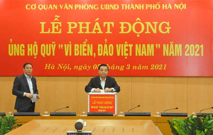 Văn phòng UBND thành phố Hà Nội phát động ủng hộ Quỹ ''Vì biển, đảo Việt Nam''