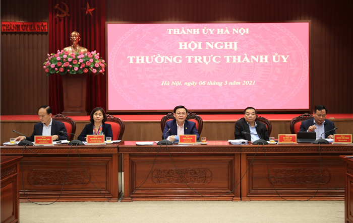 Thành ủy Hà Nội sẽ thông qua 10 chương trình công tác trong tháng 3