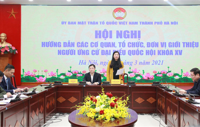 Hướng dẫn các cơ quan, tổ chức, đơn vị giới thiệu người ứng cử đại biểu Quốc hội khoá XV