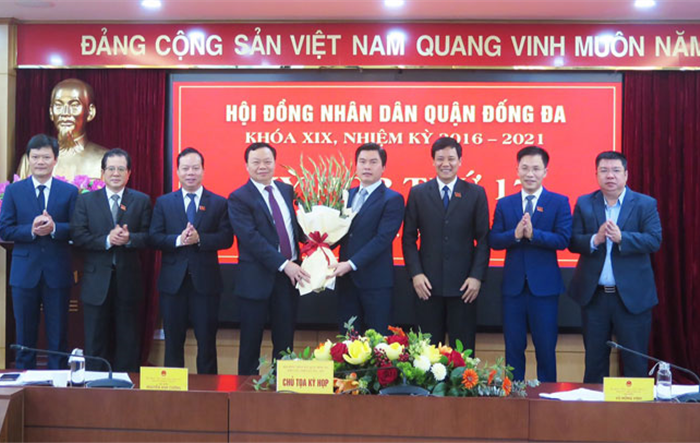 Đồng chí Lê Tuấn Định được bầu giữ chức Chủ tịch UBND quận Đống Đa