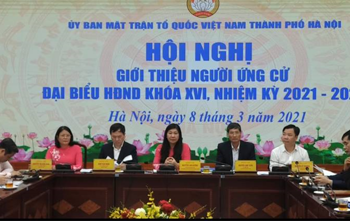Giới thiệu người ứng cử đại biểu HĐND Thành phố khóa XVI, nhiệm kỳ 2021-2026