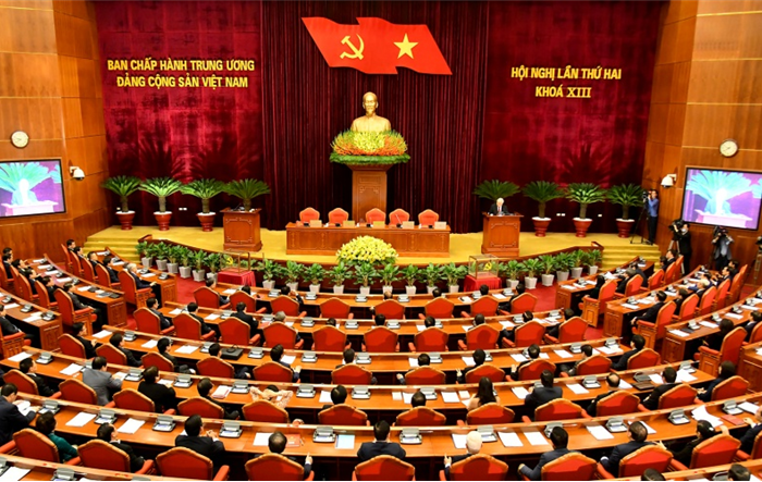 Thông cáo báo chí về phiên bế mạc của Hội nghị lần thứ hai Ban Chấp hành T.Ư Đảng khóa XIII