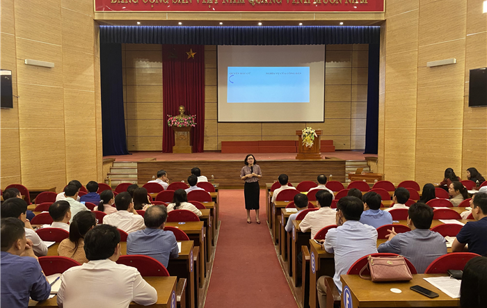 Tập huấn công tác bầu cử đại biểu Quốc hội khóa XV và đại biểu HĐND các cấp, nhiệm kỳ 2021-2026