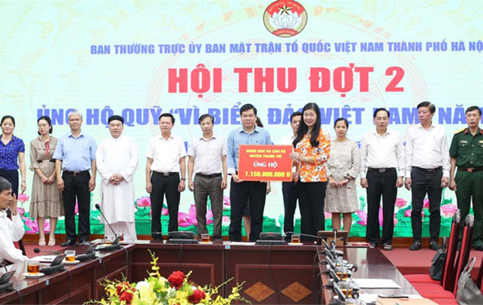 Hội thu Quỹ “Vì biển, đảo Việt Nam” đợt 2 năm 2021