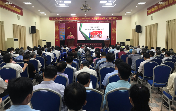 Tập huấn nghiệp vụ bầu cử đại biểu Quốc hội khóa XV và đại biểu HĐND các cấp, nhiệm kỳ 2021-2026
