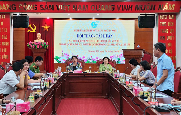 Tăng cường vai trò Hội Liên hiệp Phụ nữ tham gia giải quyết vụ việc bảo vệ quyền, lợi ích hợp pháp của phụ nữ và trẻ em