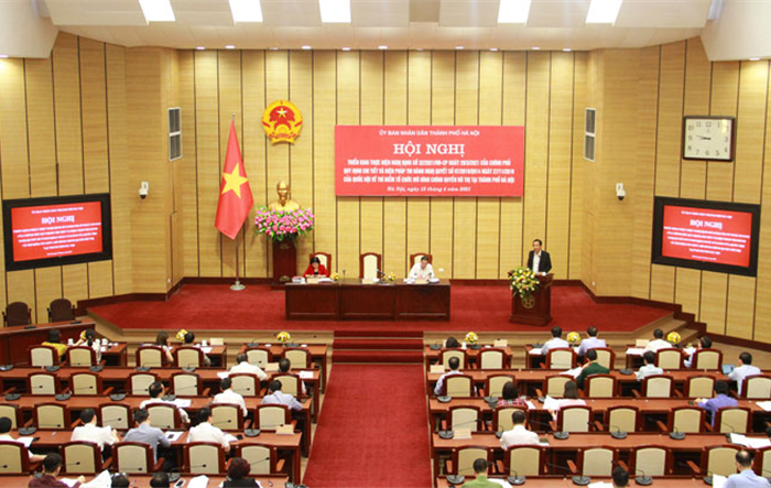 Hà Nội: Triển khai thực hiện thí điểm tổ chức mô hình chính quyền đô thị đúng lộ trình, kế hoạch từ 1-7-2021