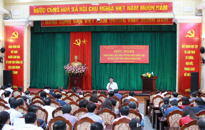 Tuyên truyền về công tác bầu cử trong các cấp Công đoàn Thủ đô