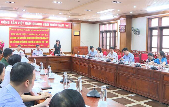 Huyện  Phúc Thọ tổ chức Hội nghị hiệp thương lần thứ ba