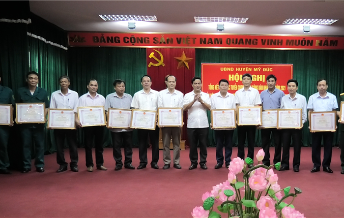 Huyện Mỹ Đức tổng kết công tác tuyển chọn và gọi công dân nhập ngũ năm 2021 