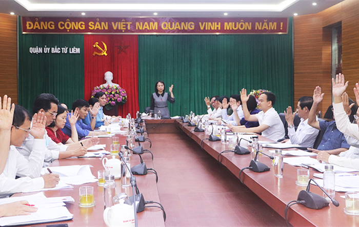 Hội nghị hiệp thương lần thứ ba thống nhất 58 người đủ tiêu chuẩn ứng cử đại biểu HĐND quận Bắc Từ Liêm