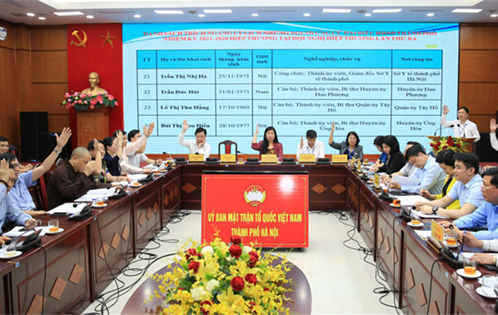Điều chỉnh cơ cấu đại biểu Quốc hội khóa XV của thành phố Hà Nội