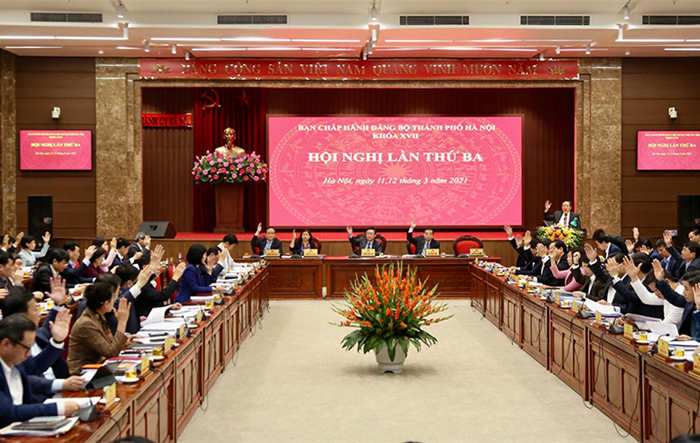 Tổ chức Hội nghị trực tuyến học tập, quán triệt 10 Chương trình công tác của Thành ủy Hà Nội (khóa XVII)