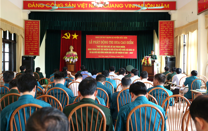Phát động thi đua cao điểm chào mừng bầu cử đại biểu Quốc hội khóa XV và đại biểu HĐND các cấp, nhiệm kỳ 2021-2026