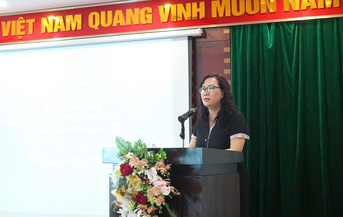 Hội nghị tập huấn kỹ năng phát ngôn và cung cấp thông tin cho báo chí 