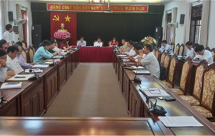 Giao ban công tác bầu cử đại biểu Quốc hội khóa XV và đại biểu HĐND các cấp nhiệm kỳ 2021-2026