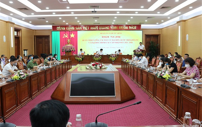 Quán triệt công tác bầu cử đại biểu Quốc hội khóa XV và bầu cử đại biểu HĐND các cấp nhiệm kỳ 2021-2026