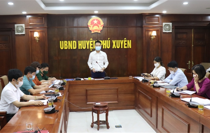 Huyện Phú Xuyên xây dựng 5 phương án phòng, chống dịch Covid-19