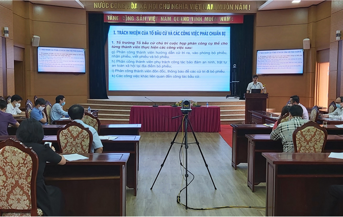 Tập huấn nghiệp vụ công tác bầu cử