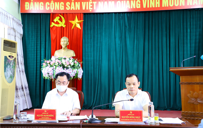 Huyện ủy Thạch Thất giao ban về công tác bầu cử