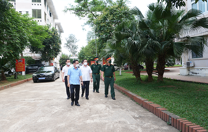 Phó Chủ tịch UBND Thành phố kiểm tra công tác phòng, chống dịch Covid-19 tại huyện Thạch Thất