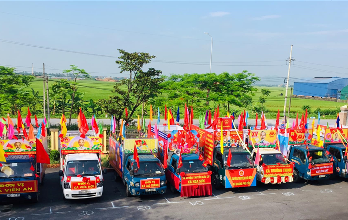 Tuyên truyền lưu động về bầu cử Đại biểu Quốc hội, HĐND các cấp và phòng chống dịch Covid-19